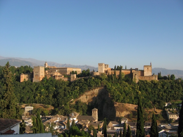 The Alhambra in Grenada, Spain, one of the wonders of Europe
