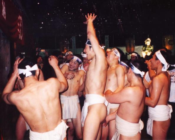 The Naked Festval in Japan