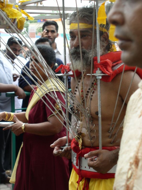 The festival of Thaipusam, India